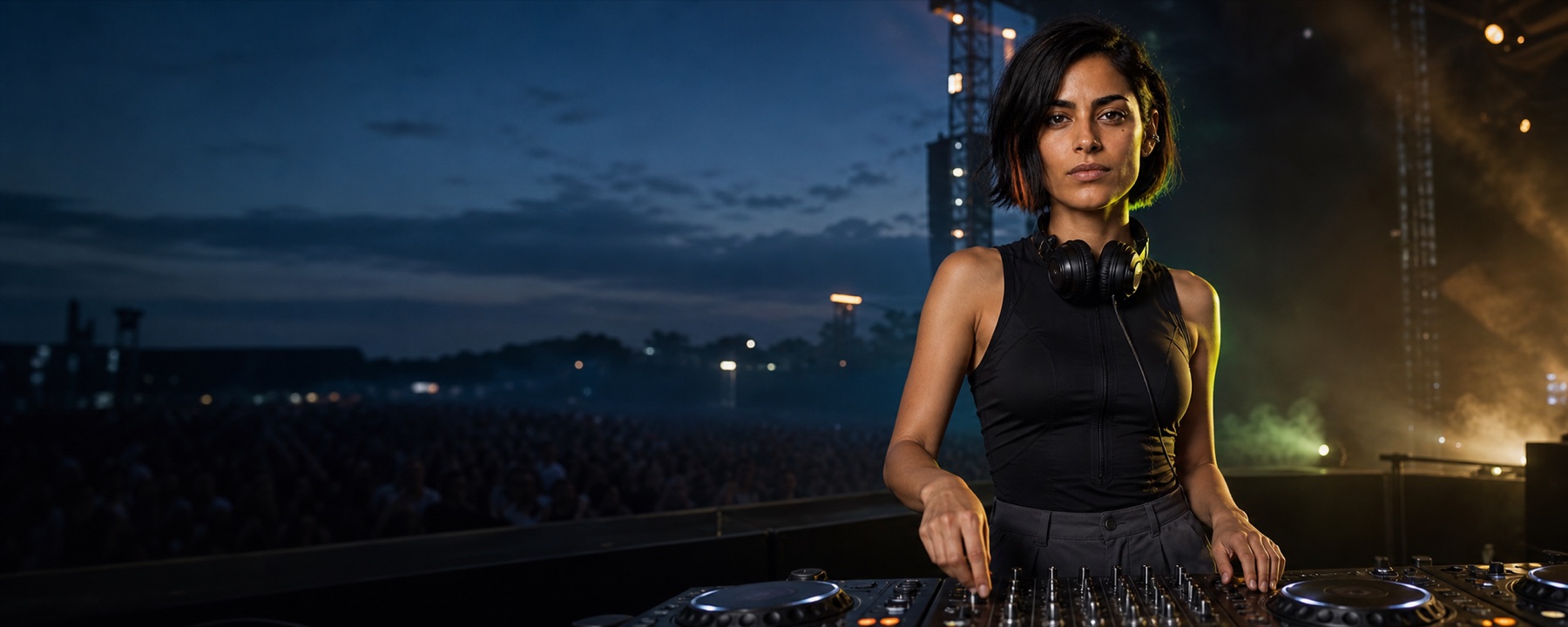 Pulse Archive performing at an outdoor festival